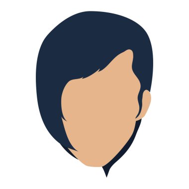 kadın avatar karakteri izole edilmiş simge