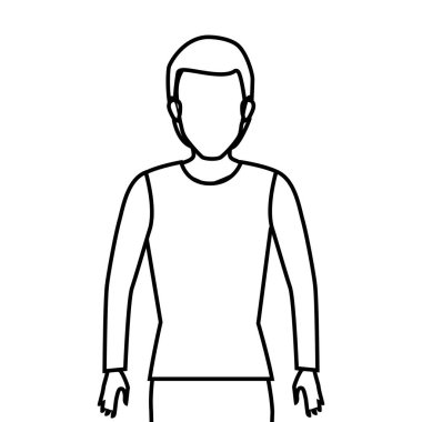 insan avatar karakteri izole edilmiş simge