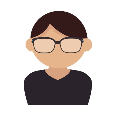 insan avatar karakteri izole edilmiş simge