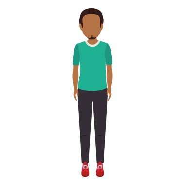 insan avatar karakteri izole edilmiş simge