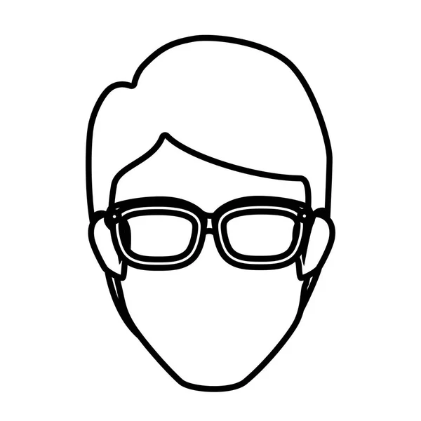 Hombre de negocios personaje avatar icono — Vector de stock