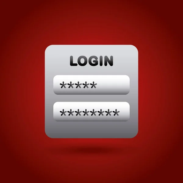 Login icon image — Stock Vector