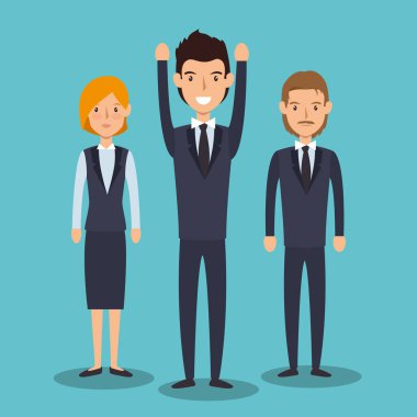 iş insanlar karakterler simgesini