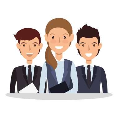 iş insanlar karakterler simgesini