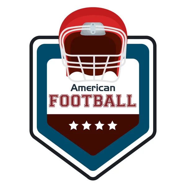 Ikona liga amerického fotbalu — Stockový vektor