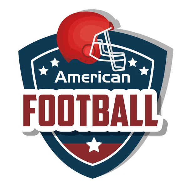 American football league icon — Stock Vector