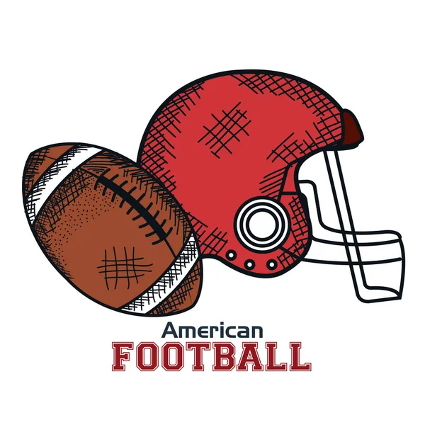 American football league icon — Stock Vector