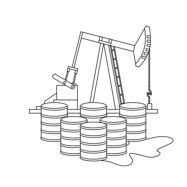 Design der Ölindustrie — Stockvektor