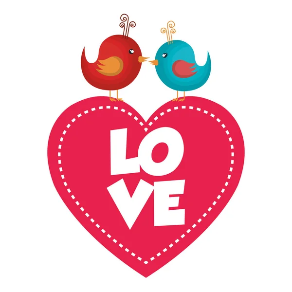 Happy valentines day card — Stock Vector