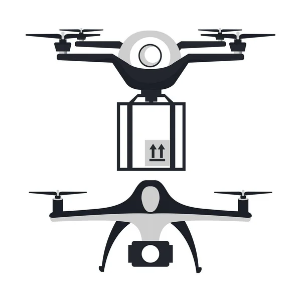 Drone technology service icon — Stock Vector