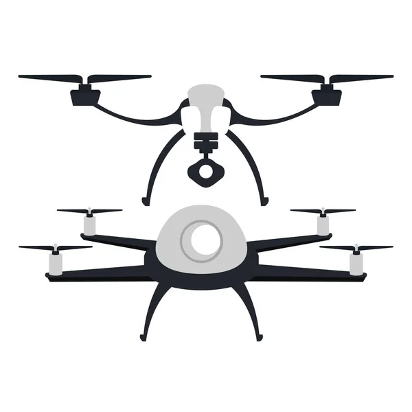 Drone technológia ikon — Stock Vector