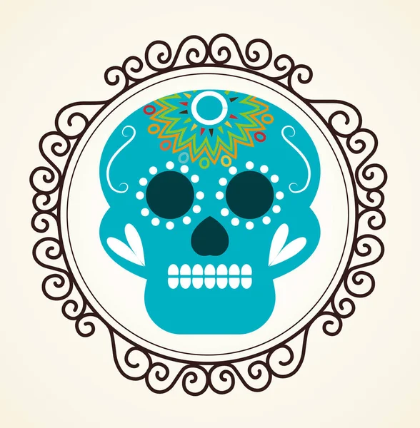 メキシコ文化伝統的なポスター — ストックベクタ