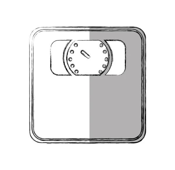 Escala medir el peso icono aislado — Archivo Imágenes Vectoriales