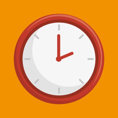 Saat saat izole simgesi