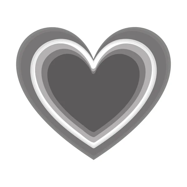 Zdravotnické izolované ikony srdce — Stockový vektor