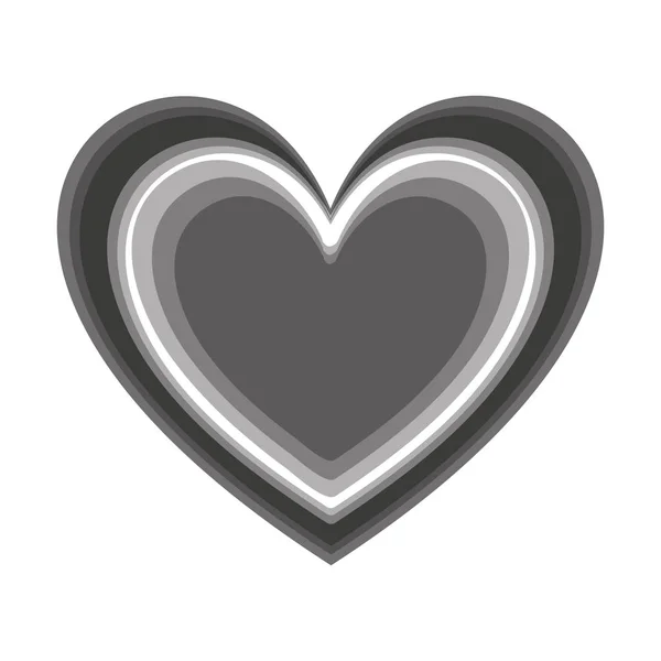 Corazón médico aislado icono — Archivo Imágenes Vectoriales