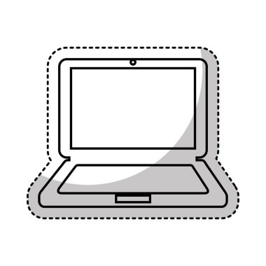 dizüstü bilgisayar izole kutsal kişilerin resmi