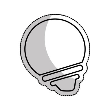 Elektrikli ampul izole simgesi