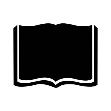 metin kitap kütüphane izole simgesi