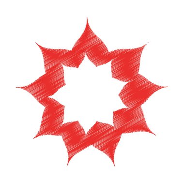 çiçek Çizim izole simgesi