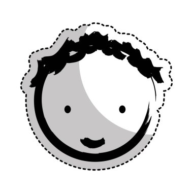 sevimli küçük çocuk karakter