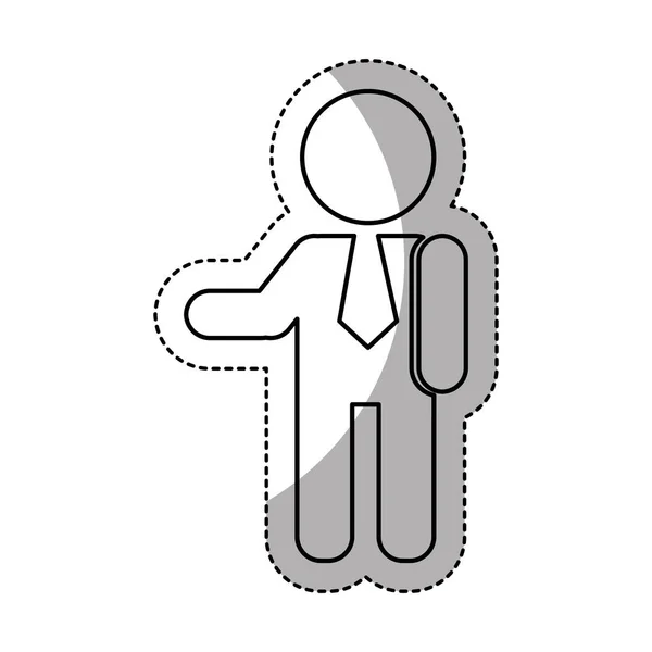 Zakenman avatar geïsoleerde pictogram — Stockvector