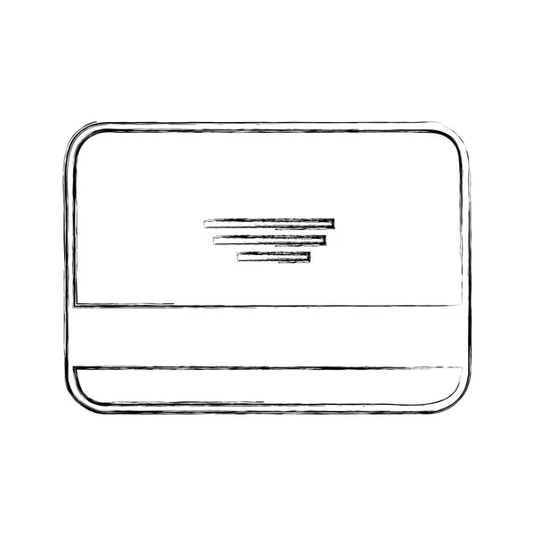Кредитна картка ізольована піктограма — стоковий вектор