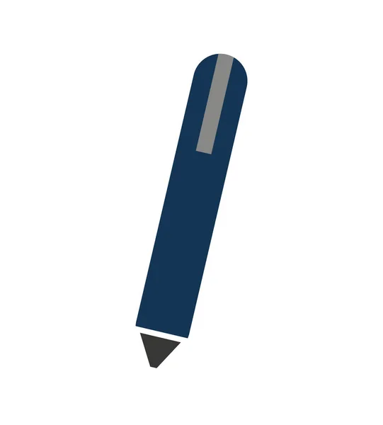 Pen school geïsoleerde pictogram — Stockvector