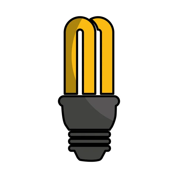 Uložit izolované ikonu žárovky — Stockový vektor