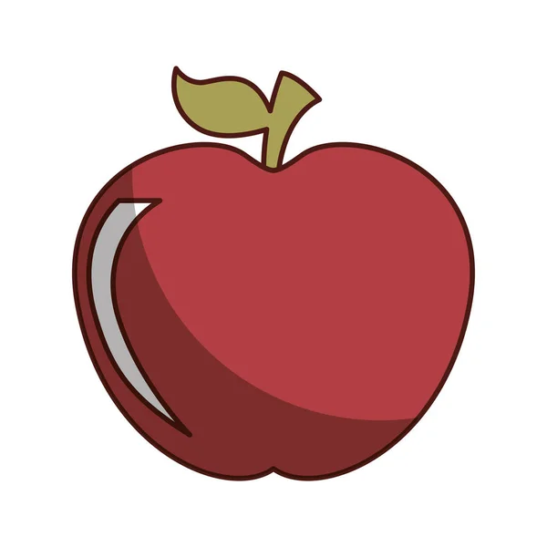 Elma taze meyve simgesi — Stok Vektör