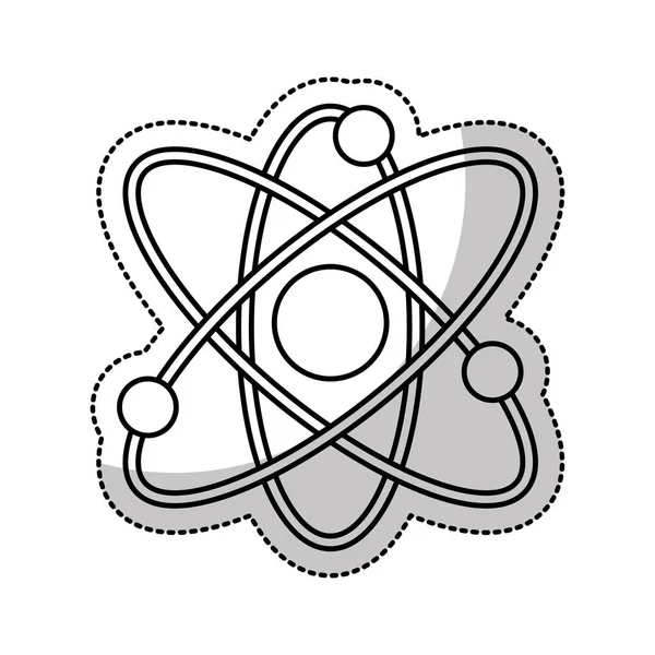 Molekülstruktur isoliert Symbol — Stockvektor