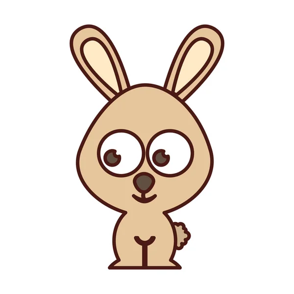 Sevimli tavşan ihale karakter — Stok Vektör