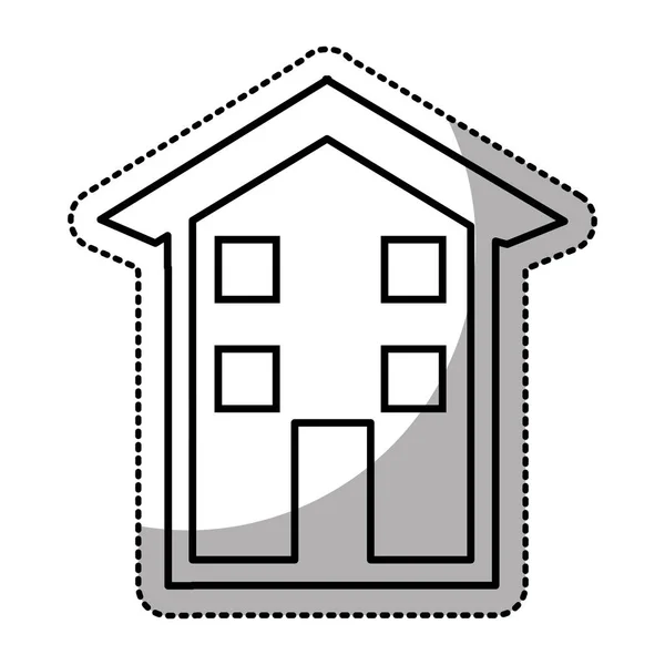 Будинок Естер ізольована ікона — стоковий вектор