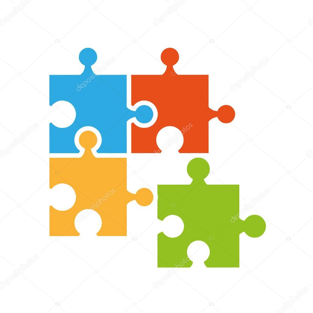 puzzle piece isolated icon