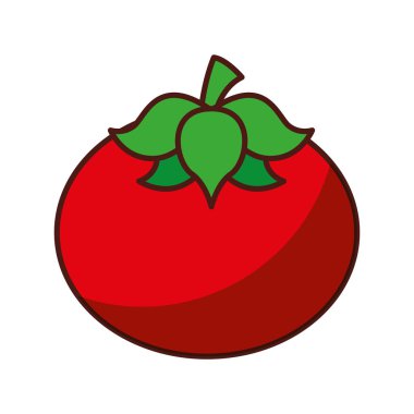 domates taze sebze izole simgesi