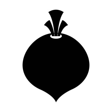 Soğan taze sebze izole ikonu