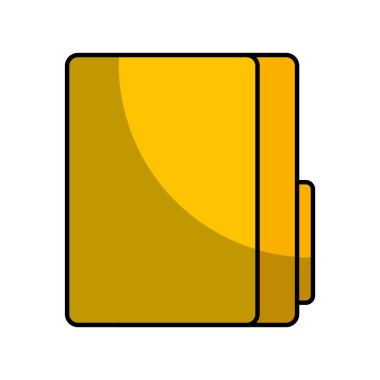 Belgeler klasörünü izole simgesi