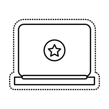 dizüstü bilgisayar izole kutsal kişilerin resmi