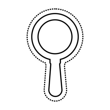 büyüteç izole edilmiş simge ara