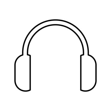 kulaklık ses aygıtı izole simgesi