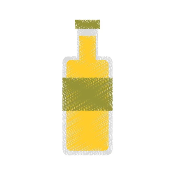 Ícone isolado garrafa de óleo — Vetor de Stock