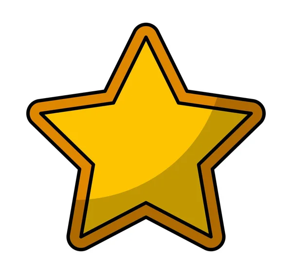 Σύμβολο αστέρι αγαπημένο εικονίδιο — Διανυσματικό Αρχείο