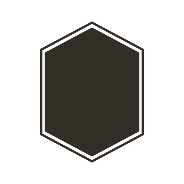 Elegante icono de estilo de marco — Vector de stock