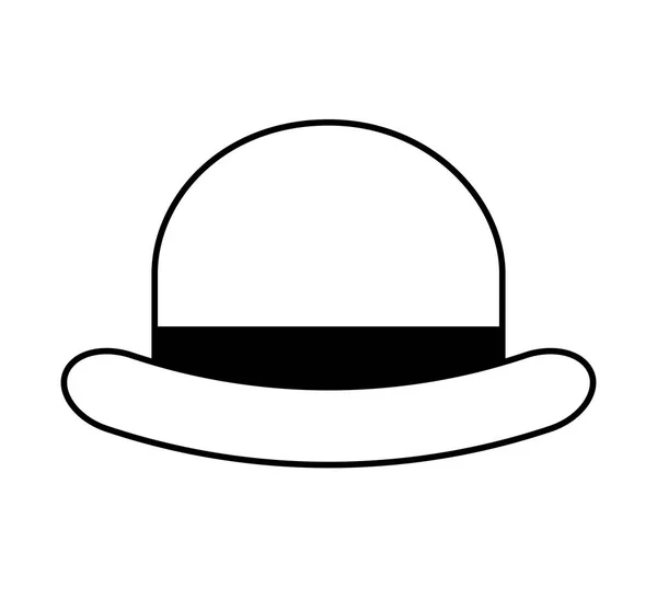 Chapeau accessoire style hipster — Image vectorielle