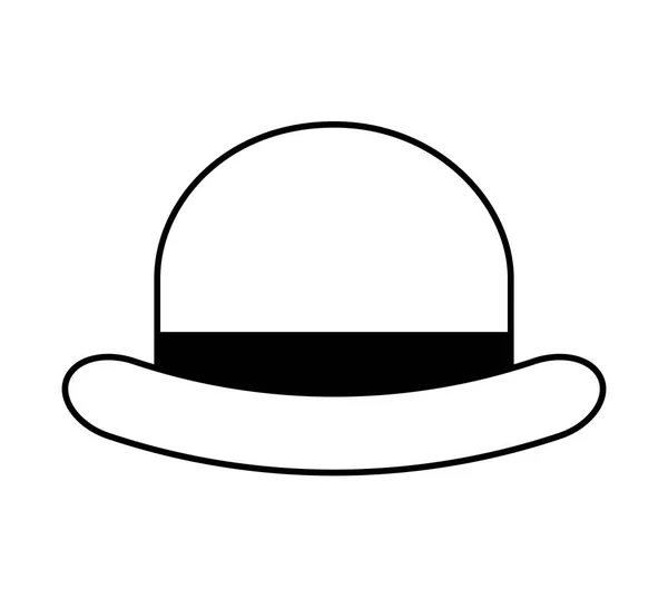 Sombrero accesorio estilo hipster — Archivo Imágenes Vectoriales