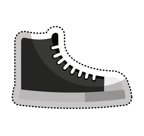 Sapato ícone estilo jovem — Vetor de Stock