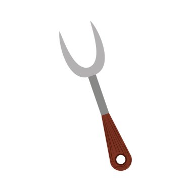 ızgara çatal bıçak izole simgesi