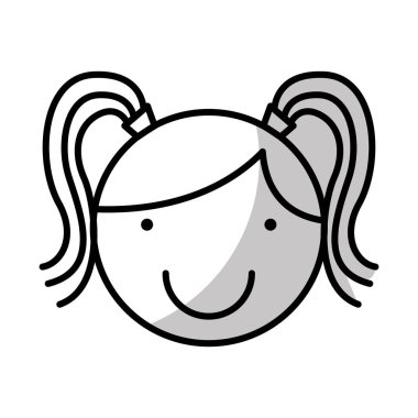 sevimli kız karakter simgesi