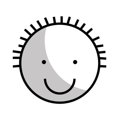 sevimli çocuk karakter simgesi