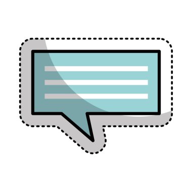 konuşma buble izole simgesini